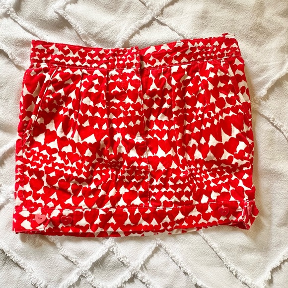 Stella McCartney Kids corduroy heart mini skirt girls size 10 - Picture 1 of 10